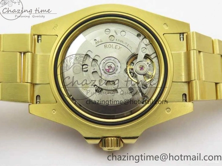 MiroTime 1223 Unisex Submariner 41mm 126618 LB YG EWF Blue Dial on YG Bracelet A 2615